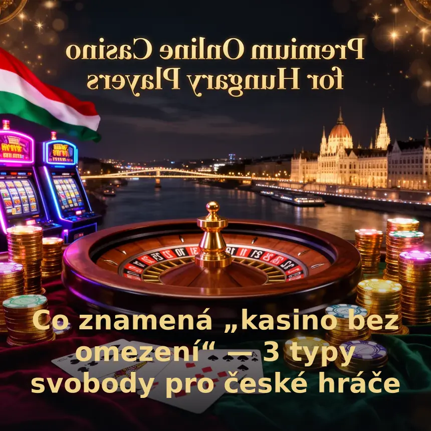 Co znamená „kasino bez omezení“ — 3 typy svobody pro české hráče