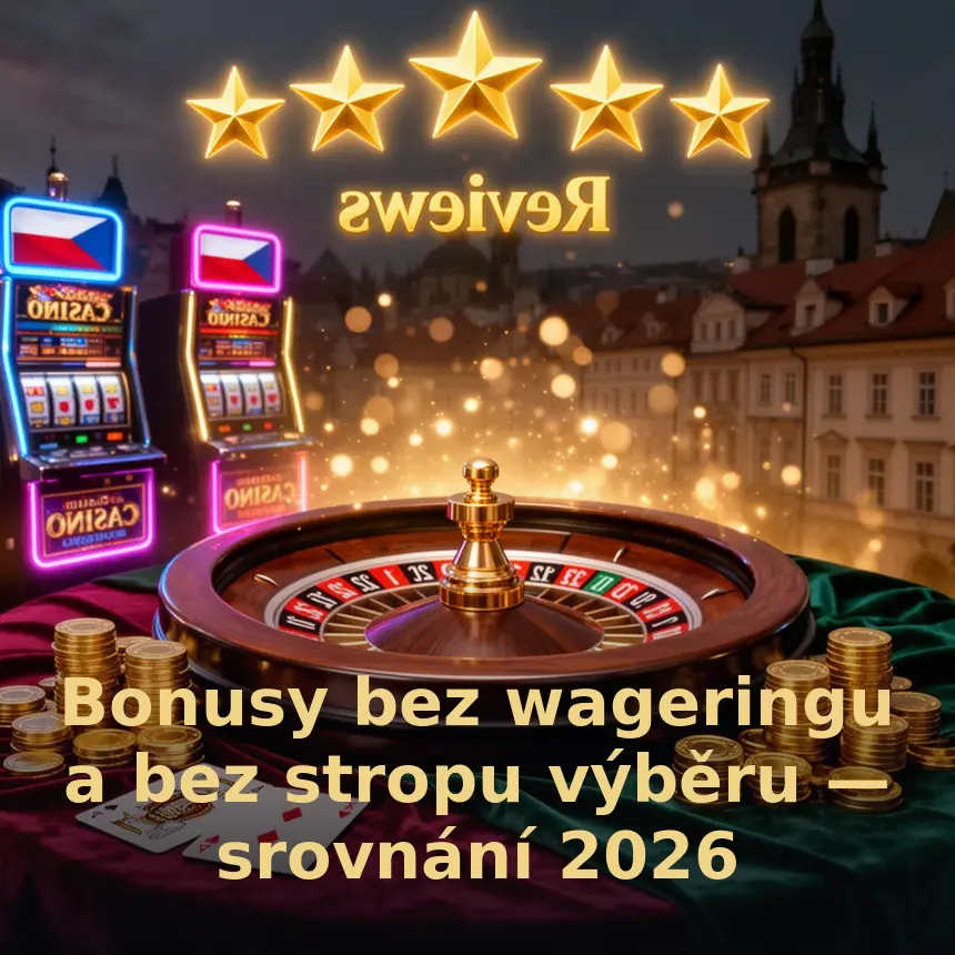 Bonusy bez wageringu a bez stropu výběru — srovnání 2026